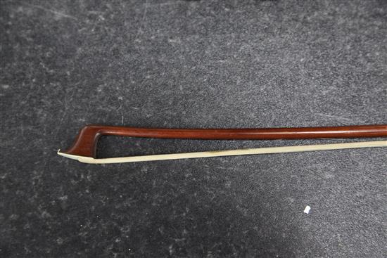A Lupot violin bow, 60 grams